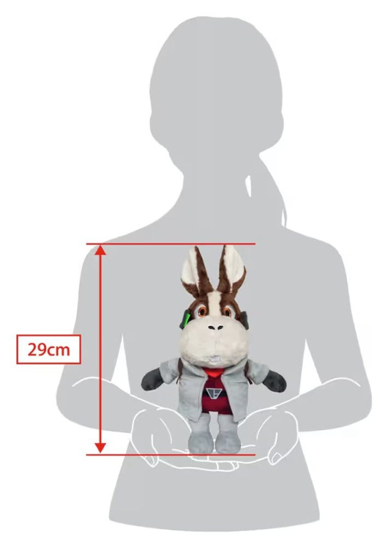 Star Fox Plush Figure Peppy Hare 28 cm 4