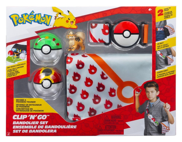 Pokémon Clip 'n' Go Bandolier Set Growlithe 3
