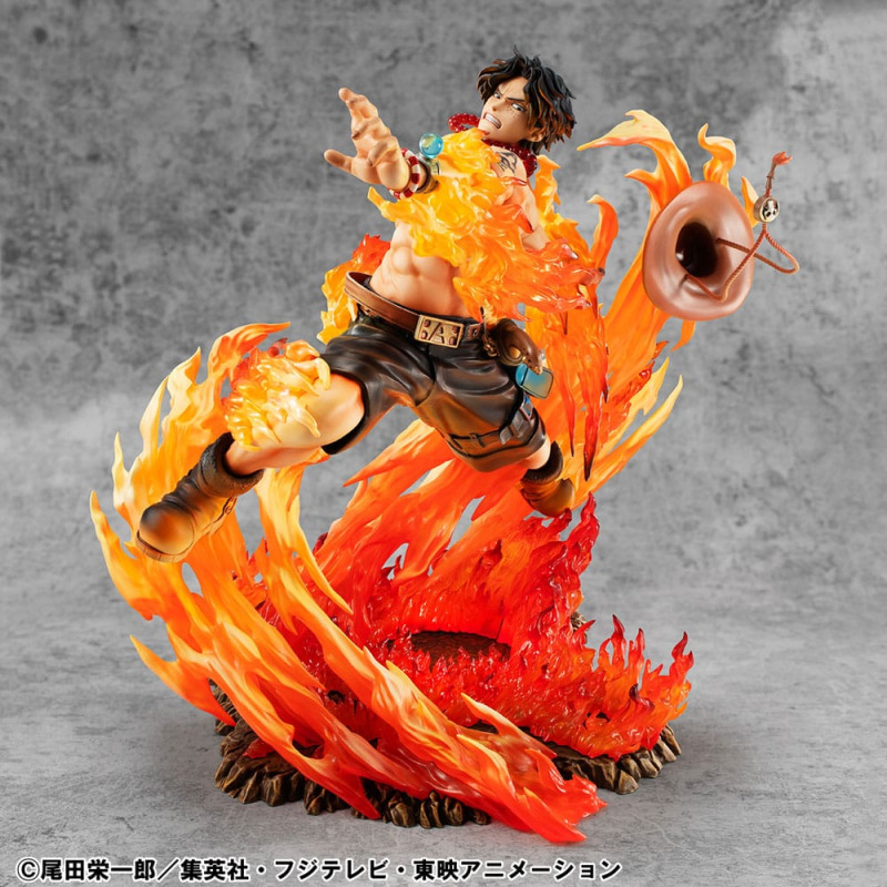 One Piece P.O.P NEO-Maximum PVC Statue Portgas D. Ace 15th Anniversary Super Limited Reprint Ver. 23