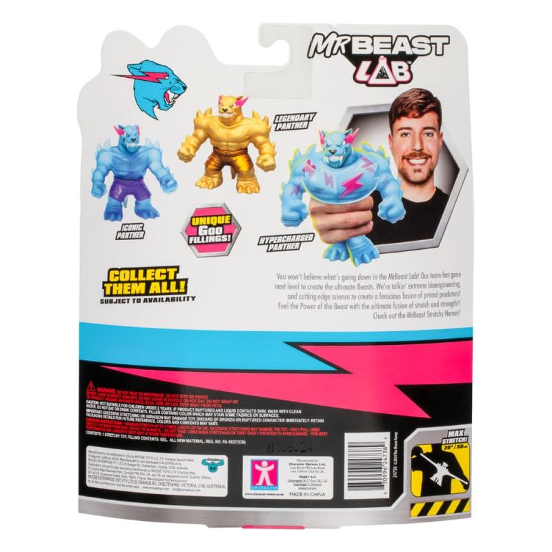 Mr. Beast Lab Goo Jit Zu Stretch Figure Legendary Panther 11 cm