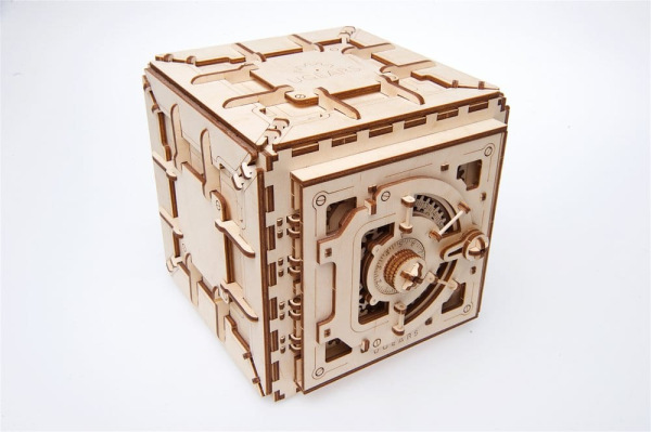 Ugears 3D Wooden Puzzle Safe 12