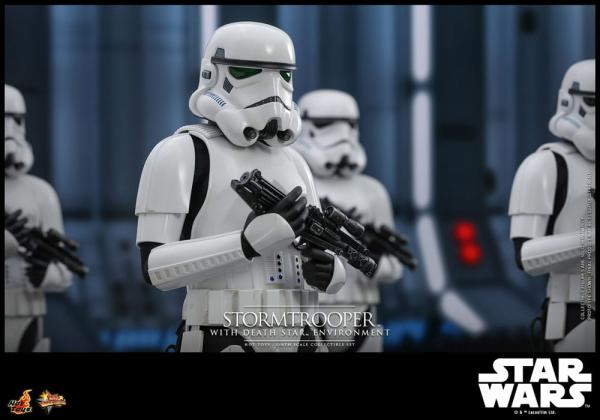 Star Wars Movie Masterpiece Action Figure 1/6 Stormtrooper with Death Star Environment 30 cm