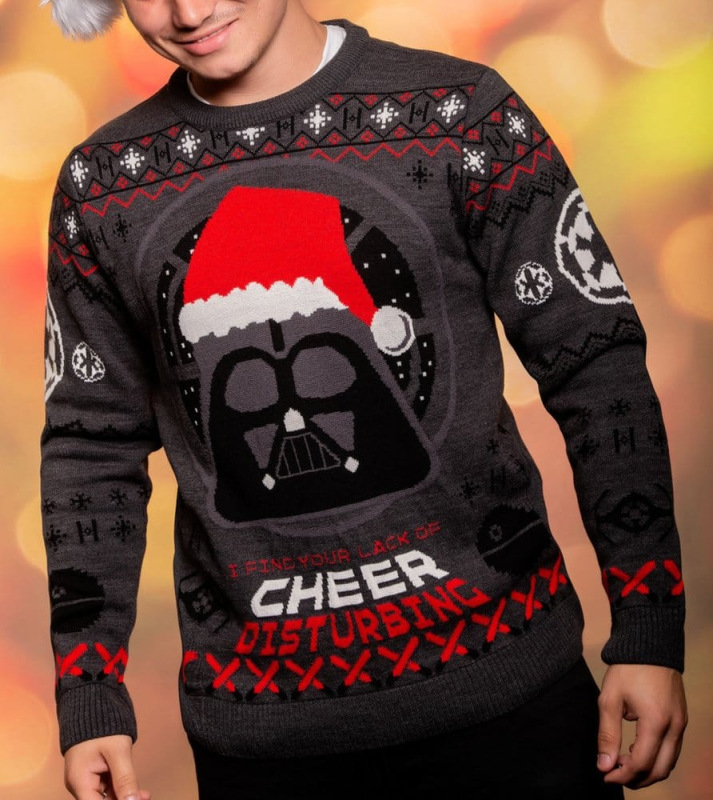 Star Wars Christmas Sweater Darth Vader Size L 2