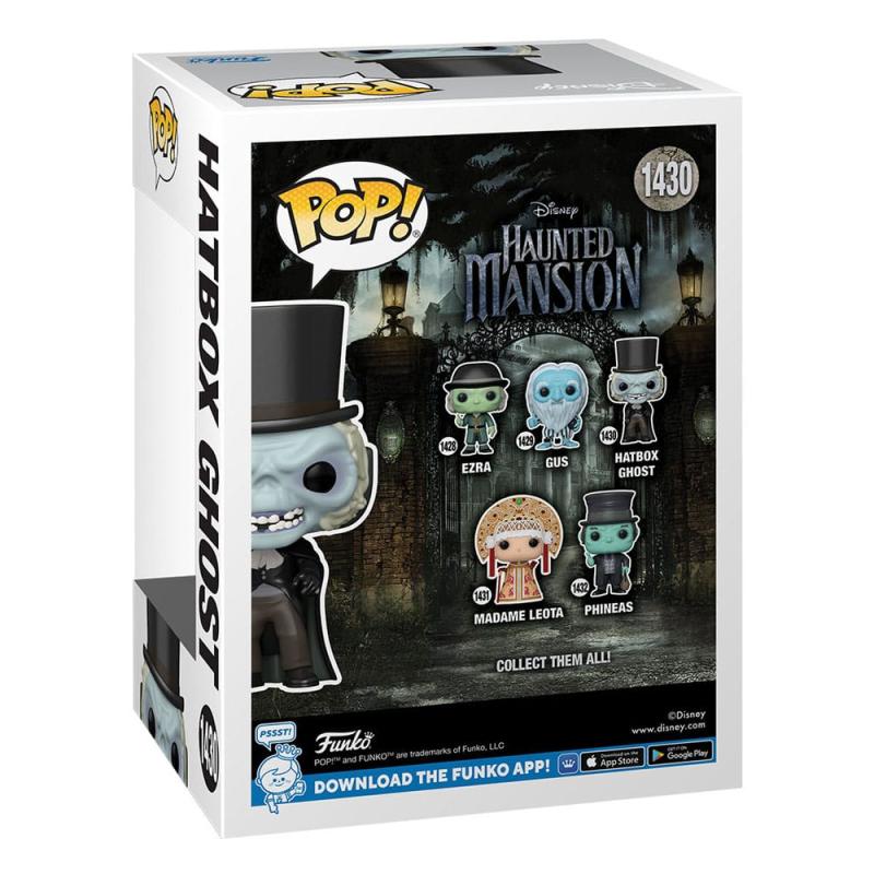 Haunted Mansion POP! Disney Vinyl Figure Hatbox Ghost 9 cm