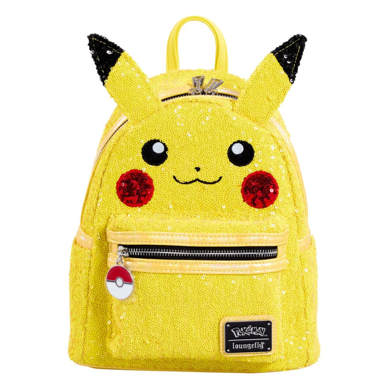 Pokemon by Loungefly Mini Backpack World 1-1 Sequin Pikachu Cosplay 1