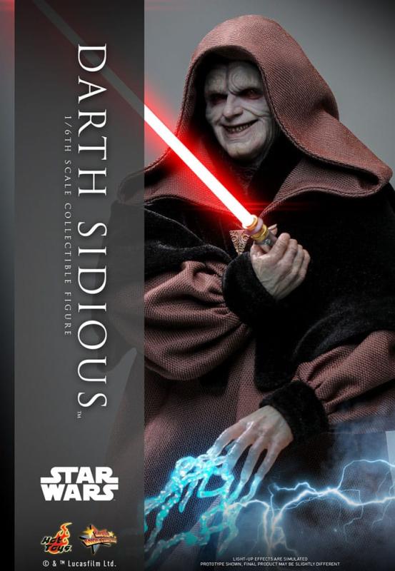 Star Wars Movie Masterpiece Action Figure 1/6 Darth Sidious 29 cm