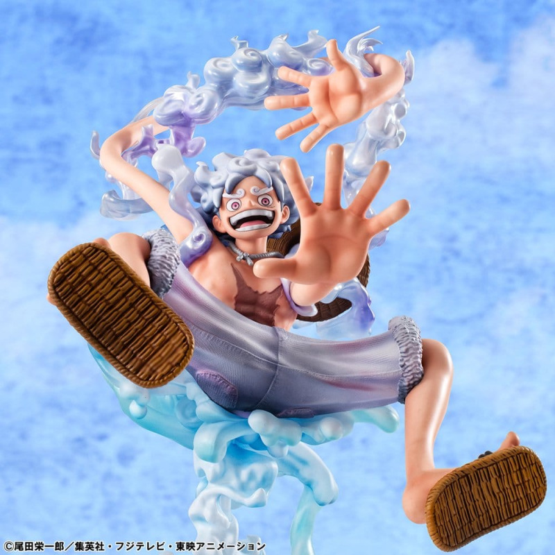 One Piece Portrait.Of.Pirates PVC Figure "Evolutionary History" Monkey D. Luffy "Gear Fifth" 26 cm 4
