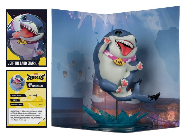 Marvel Rivals Collection Gamerverse 1/10 Action Figure Jeff The Land Shark 20 cm 2