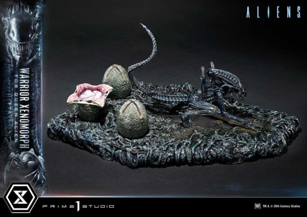 Aliens (Film) Ultimate Diorama Masterline Statue Warrior Xenomorph for Queen Alien 23 cm 9