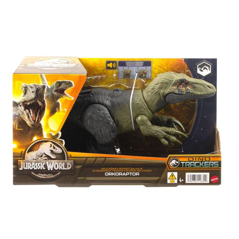 Jurassic World Dino Trackers Action Figure Wild Roar Orkoraptor