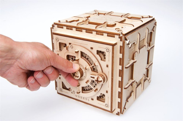 Ugears 3D Wooden Puzzle Safe 10