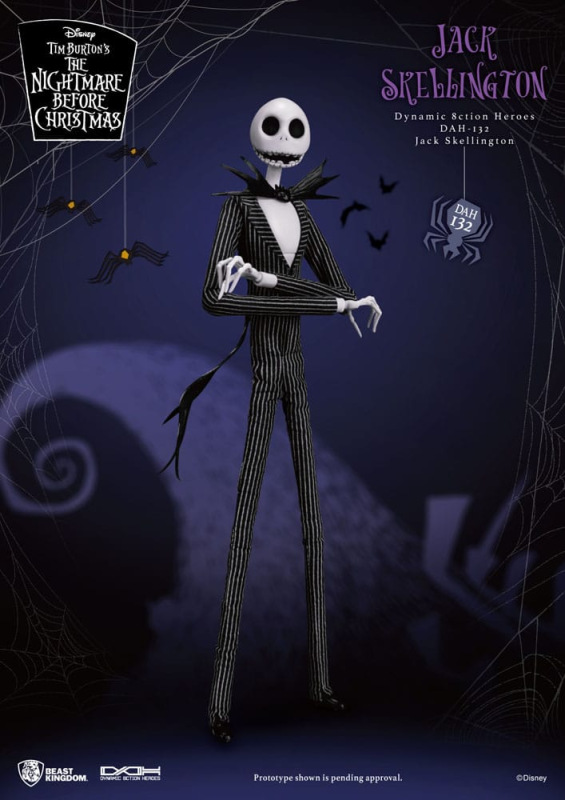 Nightmare before Christmas Dynamic 8ction Heroes Action Figure 1/9 Jack 21 cm 6