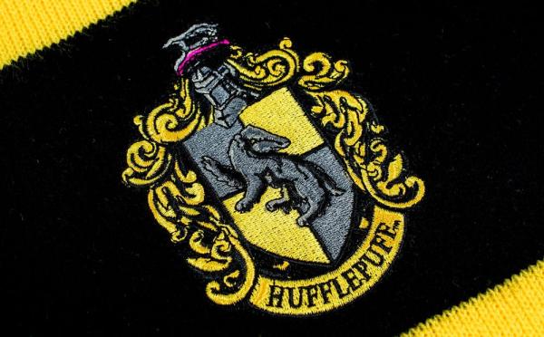 Harry Potter Scarf Hufflepuff Bold Stripes (Hanger) 160 cm