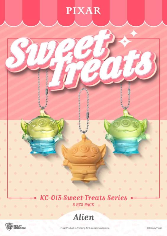 Pixar Sweet Treats Series Keychains 3-Pack 4 cm