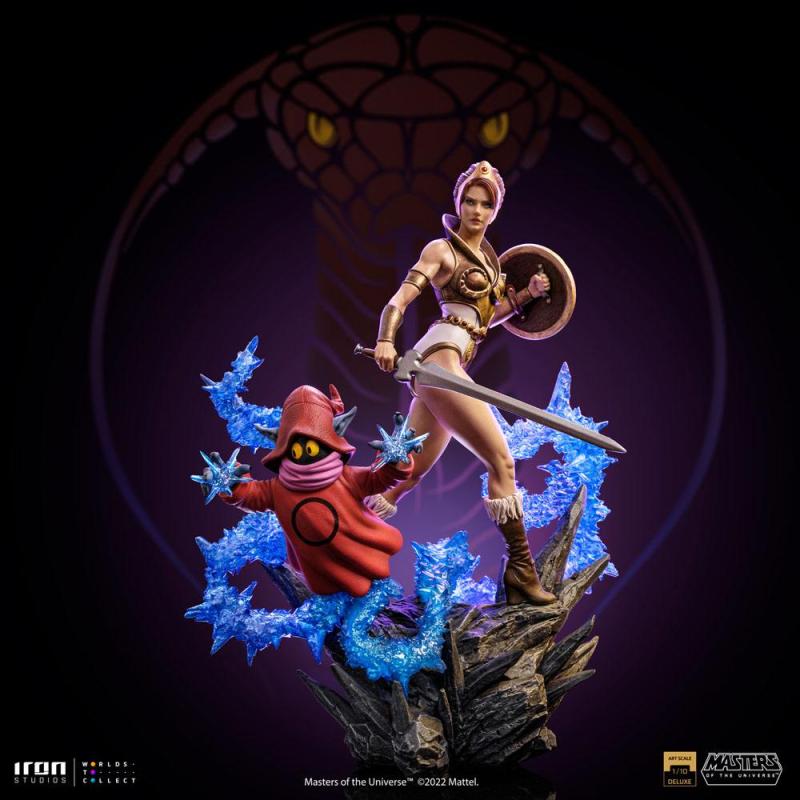 Masters of the Universe: Teela & Orko 1/10 Deluxe Art Scale Statue - Iron Studios