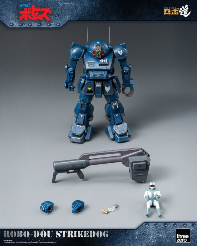 Armored Trooper Votoms Robo-Dou Action Figure Strikedog 16 cm 1