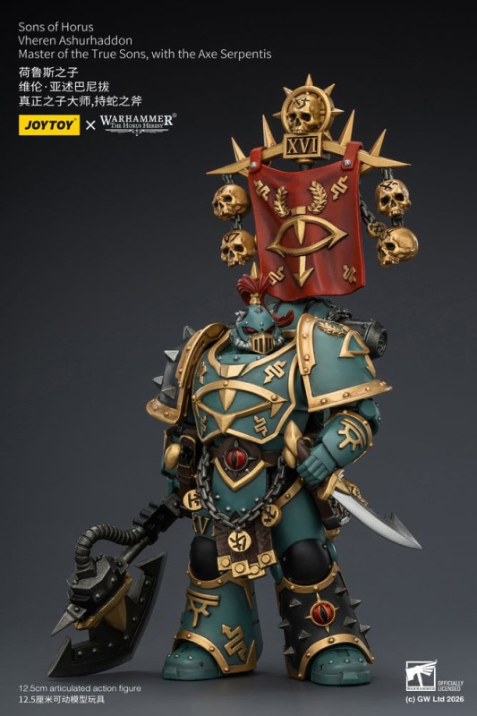 Warhammer The Horus Heresy Action Figure Sons of Horus Vheren Ashurhaddon Master of the True Sons 13 3