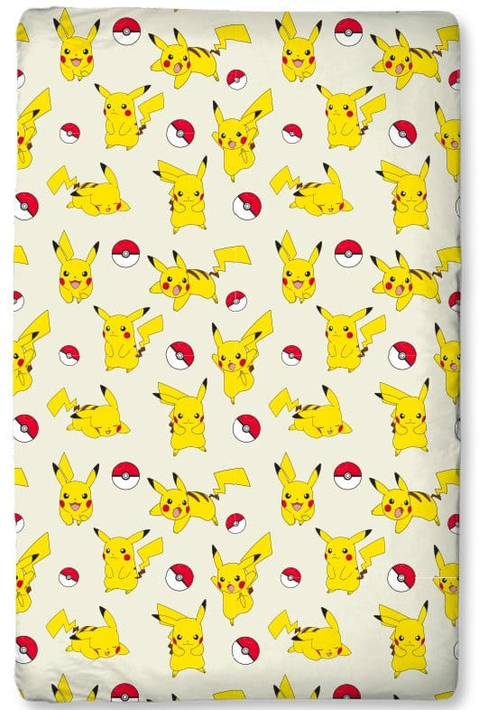 Pokémon Fitted Sheet Pikachu 90 x 200 x 25 cm