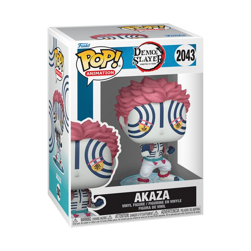 Demon Slayer: Kimetsu no Yaiba POP! Animation Vinyl Figure Akaza 9 cm 1