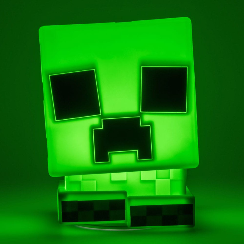 Minecraft Squishy Glo Silicon Light Creeper 15 cm 1