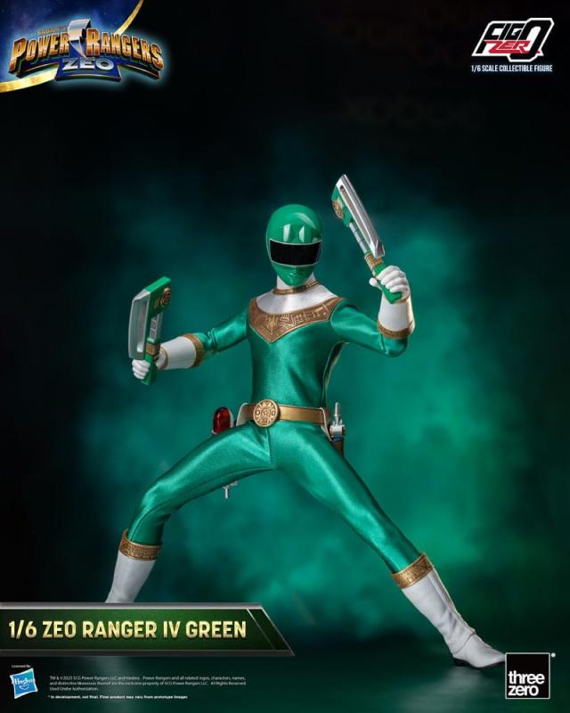 Power Rangers Zeo FigZero Action Figure 1/6 Ranger IV Green 30 cm 8