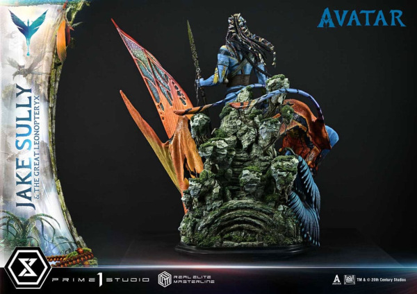 Avatar (Film) Real Elite Masterline Series Statue 1/4 Jake Sully & The Great Leonopteryx 87 cm 6