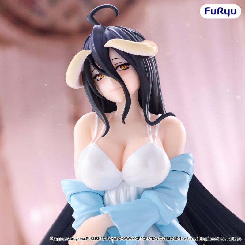 Overlord Noodle Stopper PVC Figure Albedo Loungewear Pearl White Ver. 12 cm 1