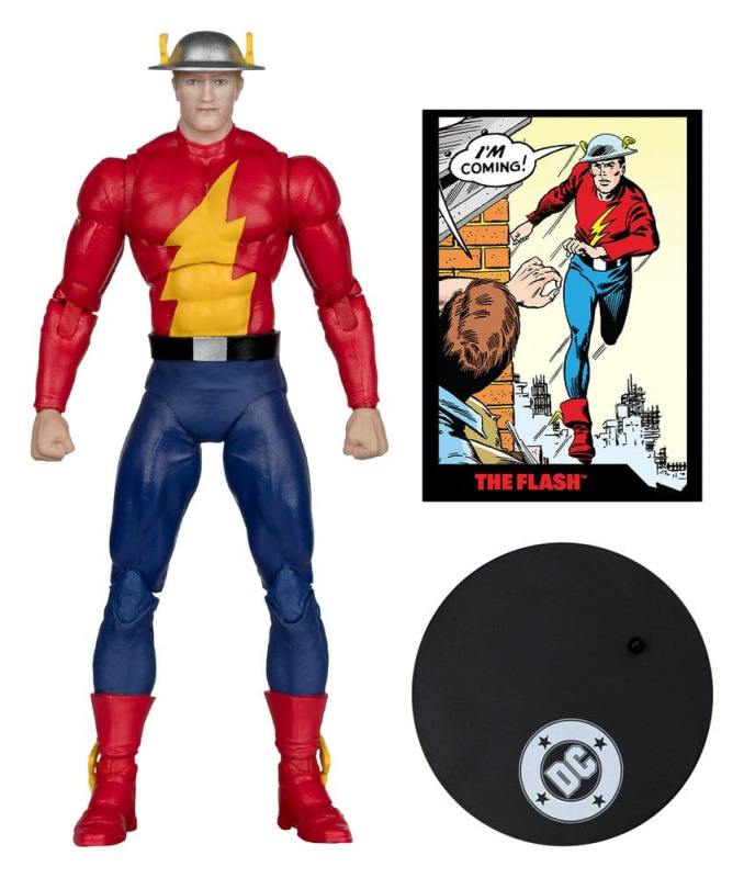 DC Direct Page Punchers Action Figure The Flash Jay Garrick (The Flash #123) (Red Platinum Edition) 2
