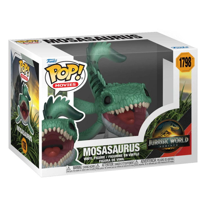 Jurassic World Rebirth POP! Movies Vinyl Figure Mosasaurus 9 cm 1