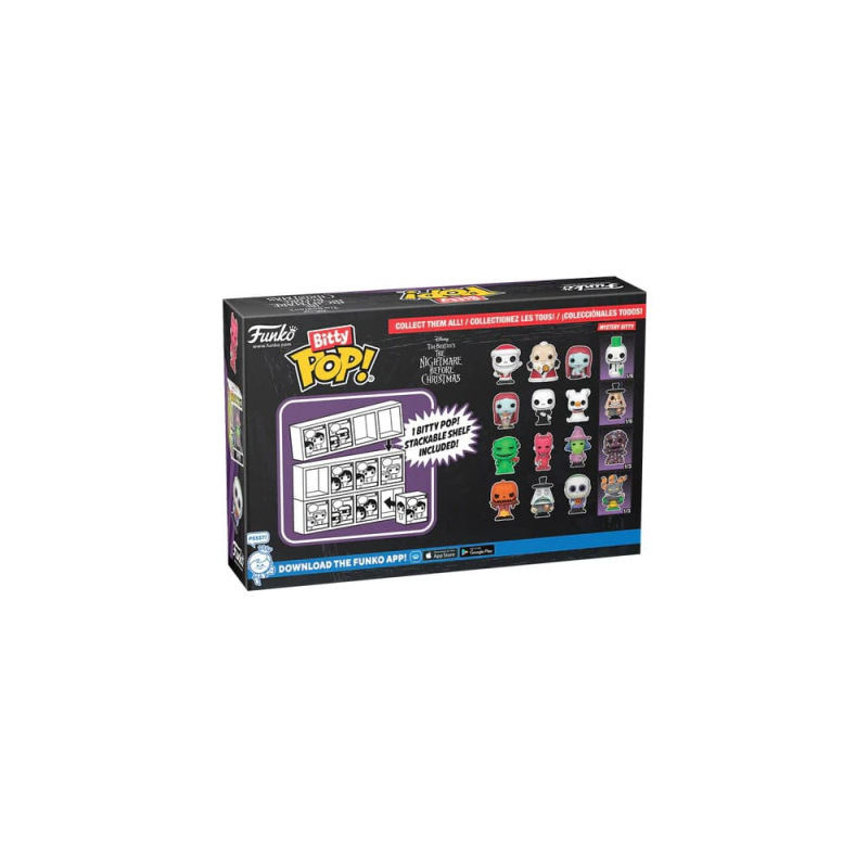 Nightmare Before Christmas Bitty POP! Vinyl Figure 4-Pack Santa Jack 2,5 cm 1