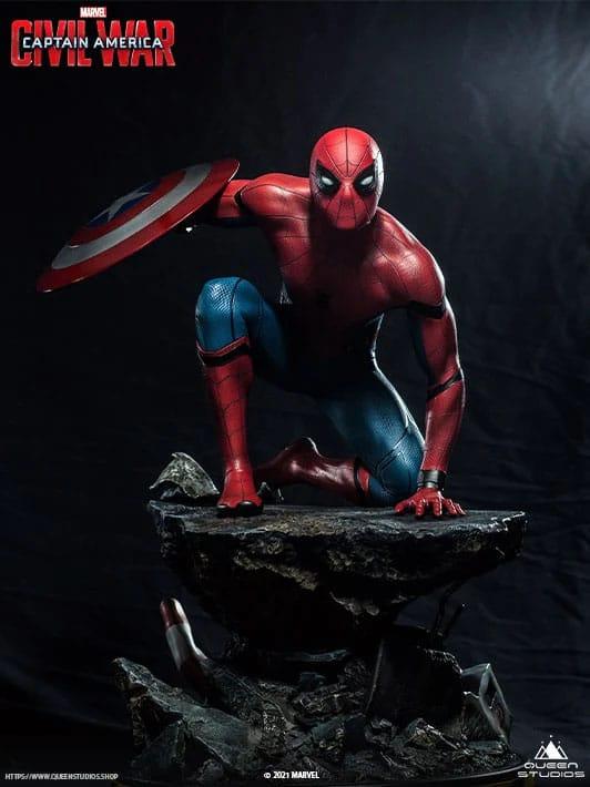 Captain America Civil War: Spider-Man Premium Ver. 1/4 Statue - Queen Studios
