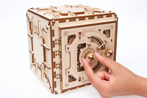Ugears 3D Wooden Puzzle Safe 6