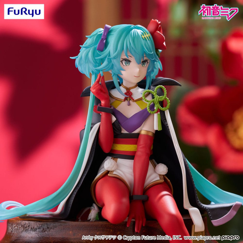 Hatsune Miku Noodle Stopper PVC Statue Flower Fairy Camellia 15 cm 6