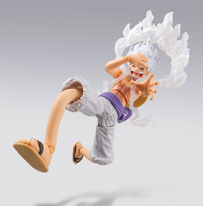 One Piece S.H.Figuarts Action Figure Monkey D. Luffy Gear 5 -Future Island Egghead- 15 cm 5