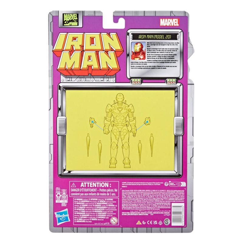 Iron Man Marvel Legends Action Figure Iron Man (Model 20) 15 cm 7
