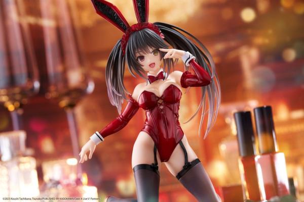 Date A Live V PVC Statue Desktop Cute Figure Kurumi Tokisaki Bunny Ver. 13 cm