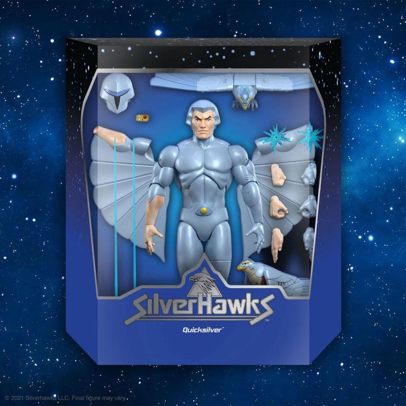 SilverHawks Ultimates Action Figure Quicksilver 18 cm