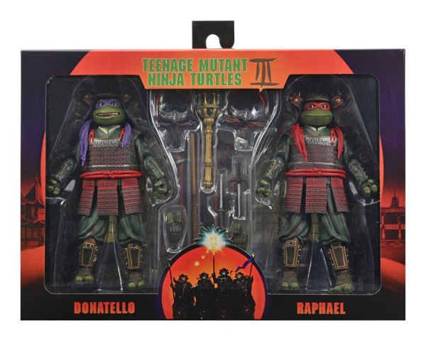 Teenage Mutant Ninja Turtles III Action Figure 2-Pack Donatello & Raphael 18 cm 1