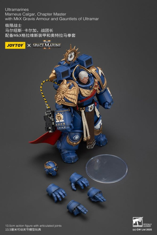 Warhammer 40,000 Action Figure Ultramarines Marneus Calgar, Chapter Master 14 cm 5