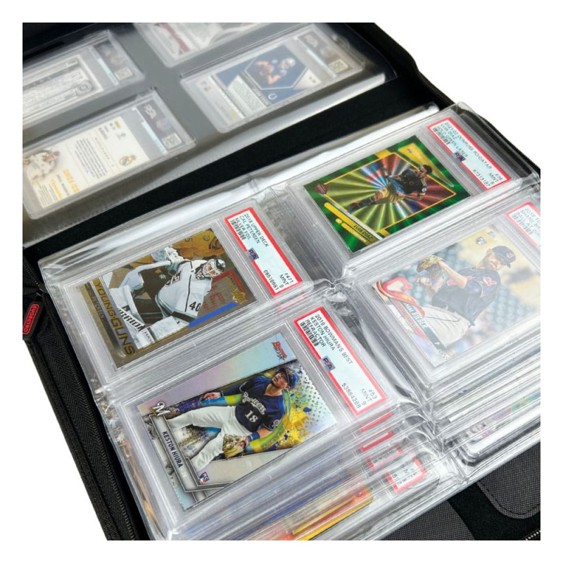 Evoretro Premium Card Slab Binder with Window Black 6