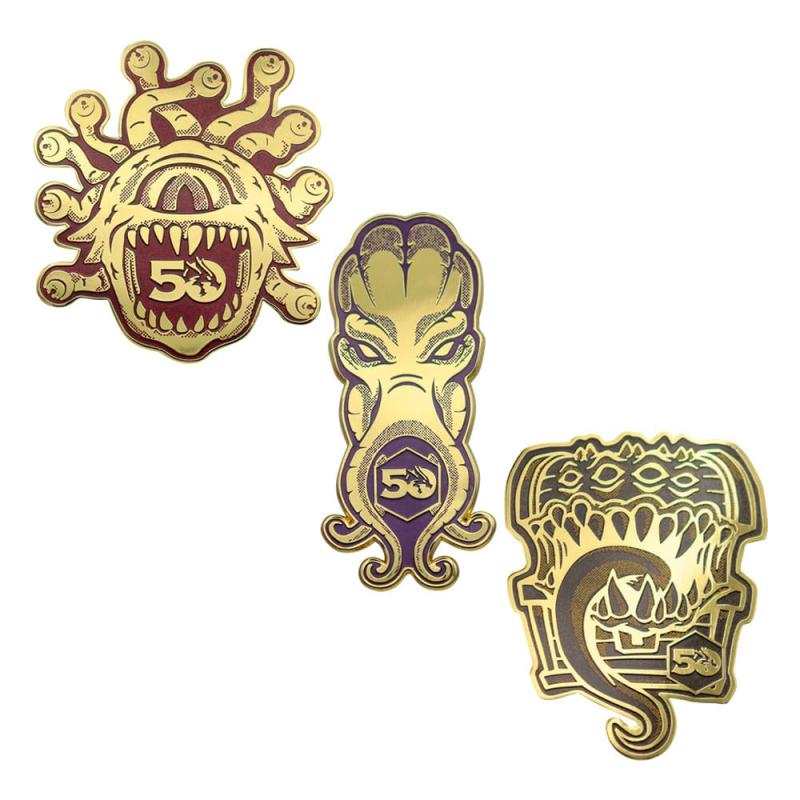 Dungeons & Dragons Pin Badge Set 50th Anniversary