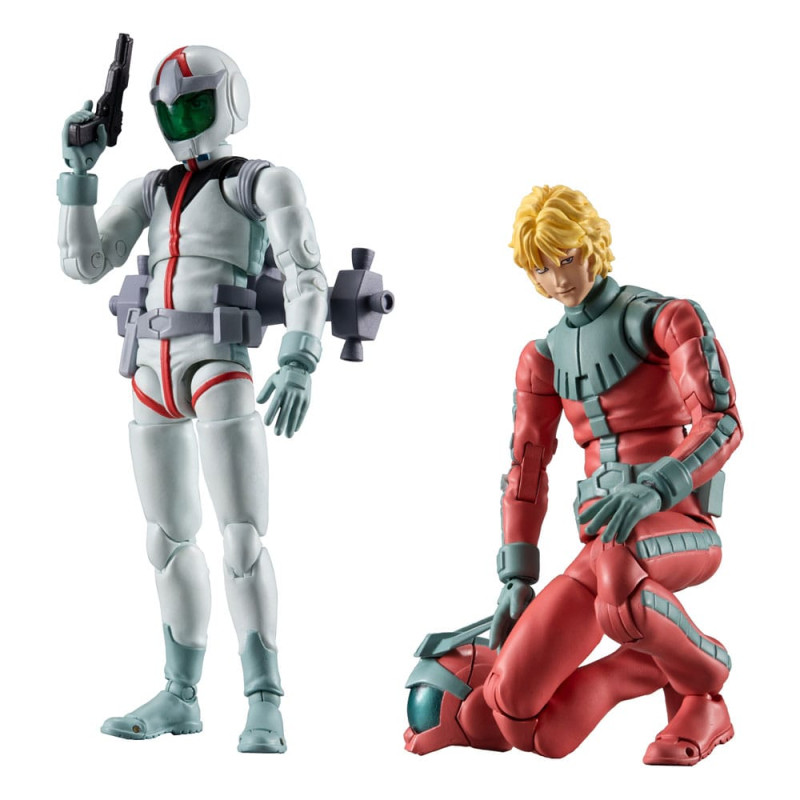 Mobile Suit Gundam G.M.G. Collection EX 09 Action Figures 2-Pack Earth Federation Amuro Ray & Char A