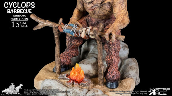 Ray Harryhausen Diorama 1/8 Cyclops Barbecue Scene 17 cm 4