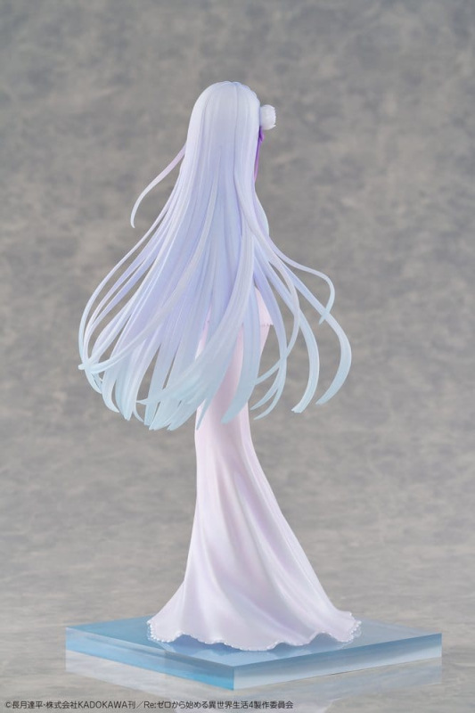 Re:ZERO -Starting Life in Another World- PVC Figure 1/7 Emilia Wedding dress Ver. 24 cm 4
