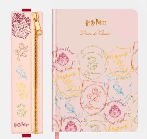 Harry Potter The Readers Club Reading Journal with Built In Pouch Spanish *Spanish Version*