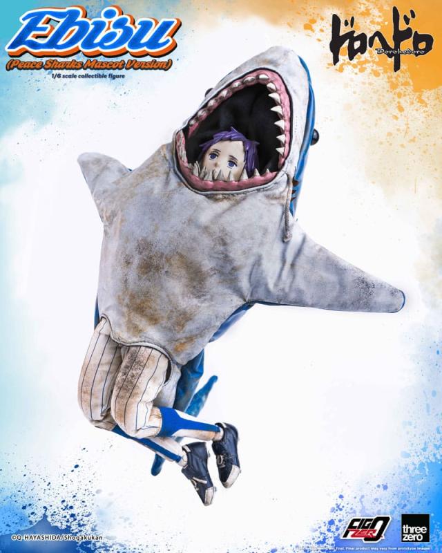 Dorohedoro FigZero Action Figure 1/6 Ebisu Peace Sharks Mascot Ver. 24 cm 4