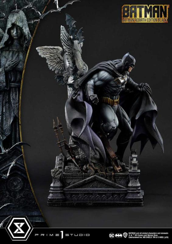 Batman Ultimate Premium Masterline Series Statue 1/4 Batman Rebirth Edition Black Deluxe Bonus Versi