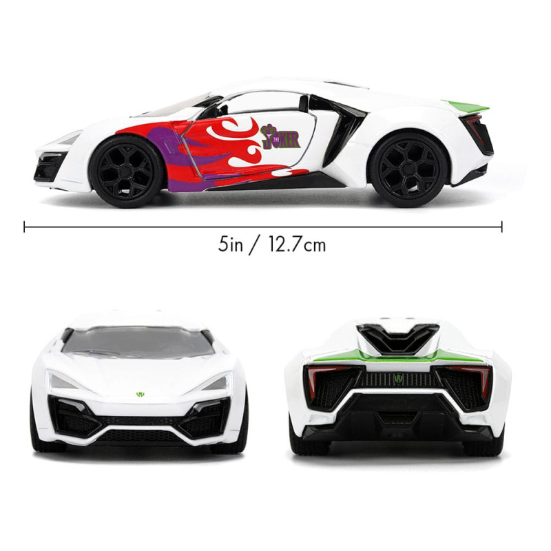 DC Comics Diecast Model 1/32 Lykan Hypersport Joker 1