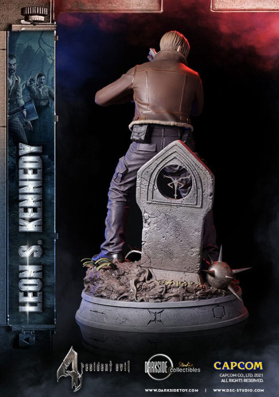 Resident Evil Premium Statue Leon Kennedy 50 cm 11