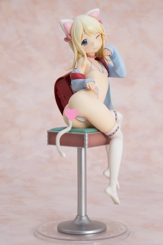 Hatsukoi Ribbon PVC Figure 1/6 Yuu White cat Ver. 25 cm 3